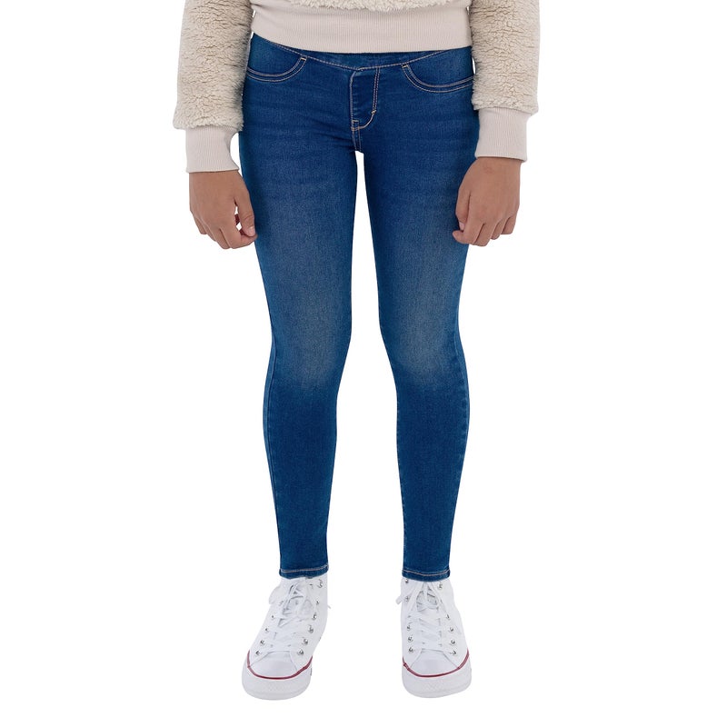 Levi's جينز لي فيز للبنات الصغيرات بتصميم ضيق، ماندولين، 4T - Image 2